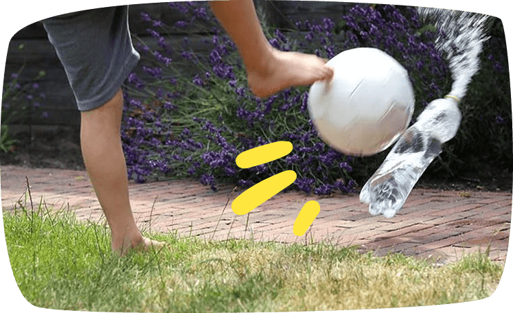 brincadeiras com agua futebol