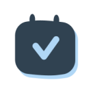 Ícone de calendário azul